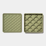 dogged 3-in-1 Fish Scale Slow Feeder Bowl
