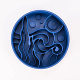 Happy Dingos Starry Night Slow Feeder Bowl