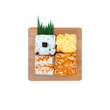 Pupper Squares 4 pc. Freeze Dried Sushi Sampler for Dogs