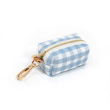 Shop Sunny Tails Malibu Blue Gingham Waste Bag Holder