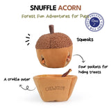 CHEWFFON Acorn Snuffle & Squeaky Dog Toy