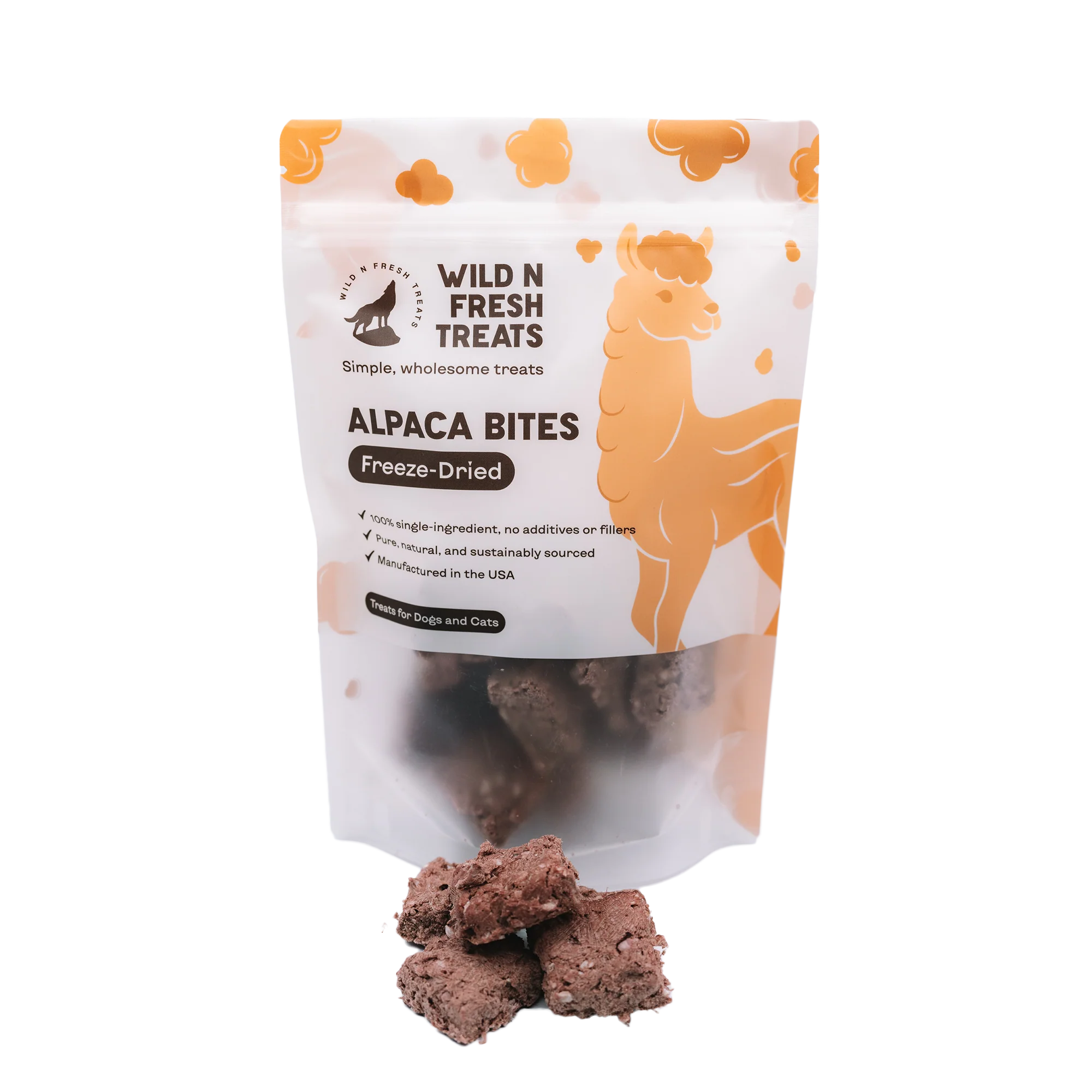 Wild N Fresh Treats Freeze-Dried Alpaca Bites – EVERYDAY WOOF Wild N Fresh Treats Freeze-Dried Alpaca Bites – EVERYDAY WOOF