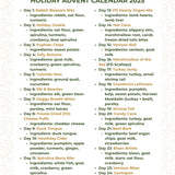 2025 Holiday Advent Calendar (Preorder)