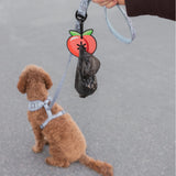Woof & Wonder Peach Poopy Loop Dog Waste Bag Holder