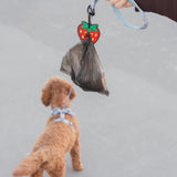 Woof & Wonder Strawberry Poopy Loop Dog Waste Bag Holder