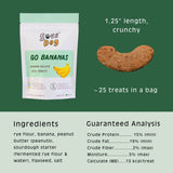 SourDog Go Bananas - Banana Sourdough Dog Treats