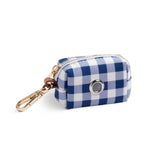 Shop Sunny Tails Signature Navy Gingham Waste Bag Holder