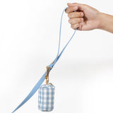 Shop Sunny Tails Malibu Blue Gingham Waste Bag Holder