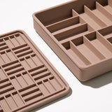 dogged 3-in-1 Parquet Slow Feeder Bowl