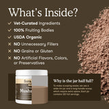 Fera Pets USDA Organic Mushroom Blend for Immune Support for Dogs & Cats
