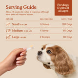 Fera Pets USDA Organic Probiotics with Prebiotics Powder for Dogs & Cats