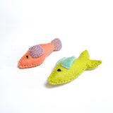 AWOO Go Fish Catnip Cat Toy Duo