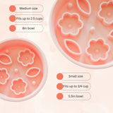 EmeryPets Flower + Leaf Slow Feeder Bowl