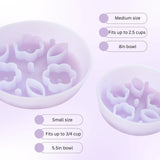 EmeryPets Flower + Leaf Slow Feeder Bowl