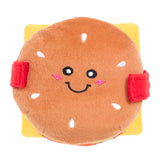 ZippyPaws Snufflerz Stacks - Cheeseburger Enrichment Toy
