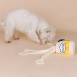 CHEWFFON Interactive Mayo Jar Dog Puzzle Snuffle Toy