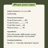 Glacier's Goodies Super Greens Goat Milk Topper
