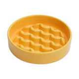 PEHOM Macaroni Ceramic Slow Feeder Bowl