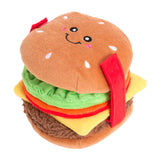 ZippyPaws Snufflerz Stacks - Cheeseburger Enrichment Toy