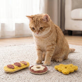 AWOO Pastry Pack Natural Loofah Cat Toys