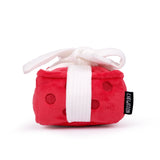 CHEWFFON Gift Box Crinkle, Squeak & Treat Puzzle Dog Toy