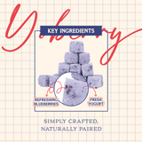 Petrients KEENDLET Freeze-Dried Yogurt & Blueberry