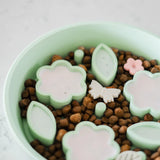 EmeryPets Flower + Leaf Slow Feeder Bowl