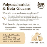Fera Pets USDA Organic Mushroom Blend for Immune Support for Dogs & Cats