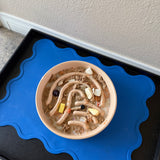 PEHOM Wave Ceramic Slow Feeder Bowl