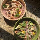 PEHOM Wave Ceramic Slow Feeder Bowl