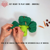 The FurryFolks Broccoli Nose Work Toy