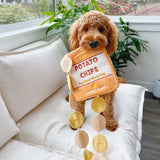 CHEWFFON Rustle Potato Chips Dog Snuffle Toy