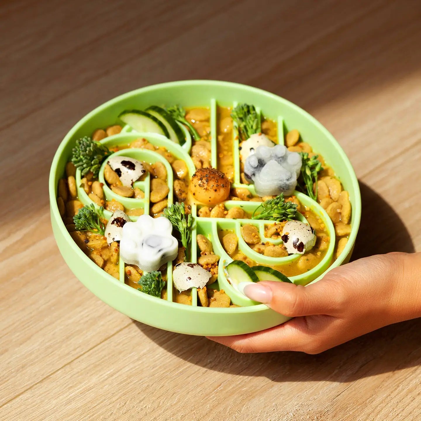 Ollie B. Good Zoomies Slow Feeder Bowl