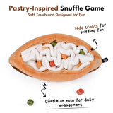 CHEWFFON Chocolate Éclair Snuffle & Crinkle Dog Toy