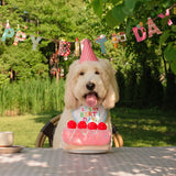 CHEWFFON Strawberry Roll Cake Dog Puzzle Toy