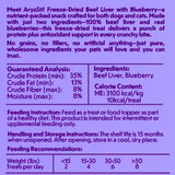 Arya Sit! Freeze-Dried Beef Liver with Blueberry
