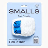 Smalls Fish in Dish Catnip Filled Cat Toy