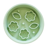 EmeryPets Flower + Leaf Slow Feeder Bowl
