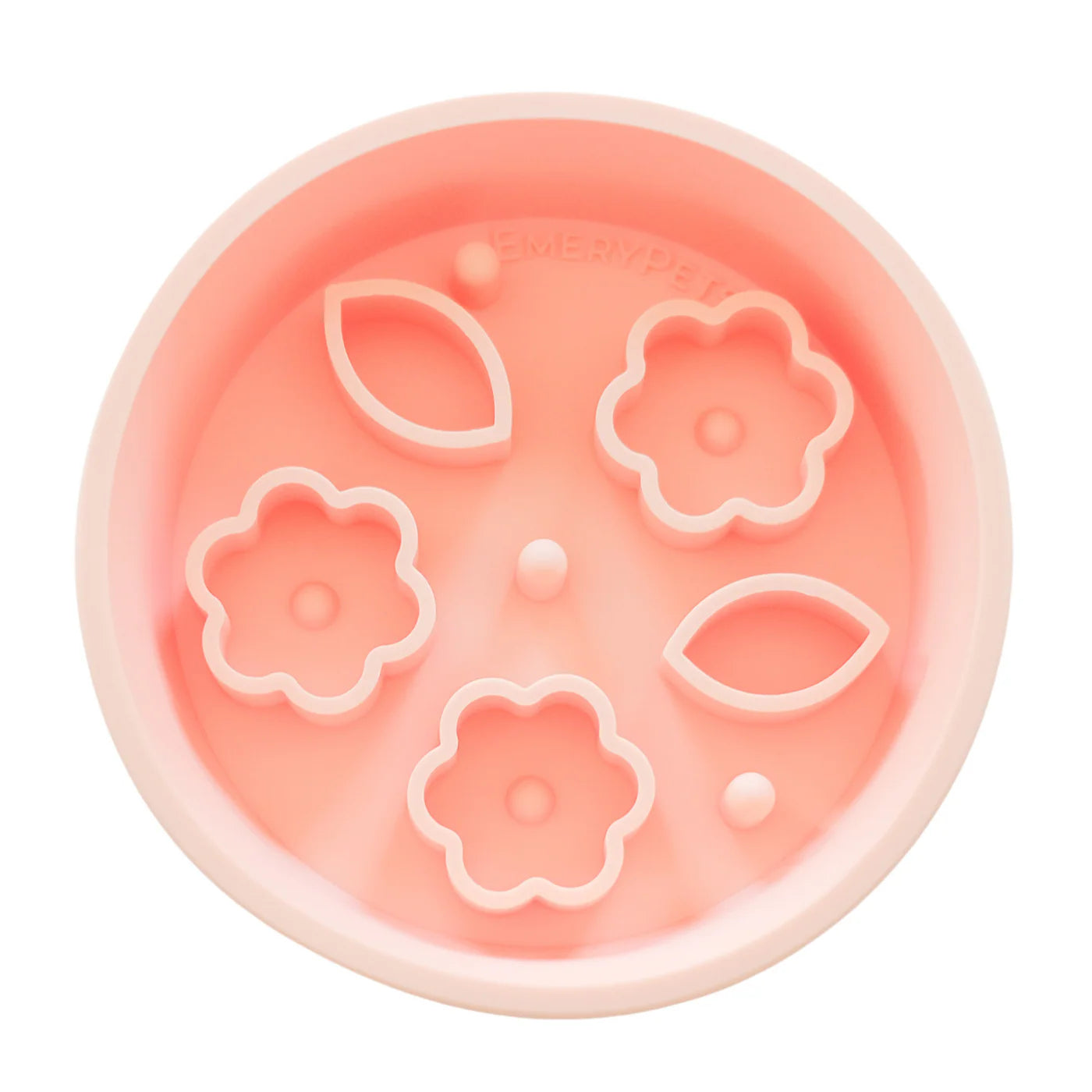 EmeryPets Flower + Leaf Slow Feeder Bowl