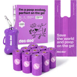 Deo Doo Lavender Scented Poop Bag with Handle