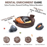CHEWFFON Steamed Mussels Hide and Seek Dog Toy
