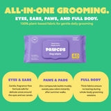 PAWCUS Extra Thick Dog Wipes 40 count