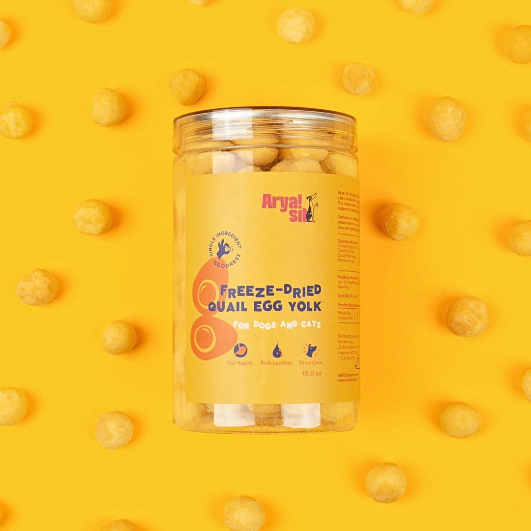 Arya Sit! Freeze-Dried Quail Egg Yolk