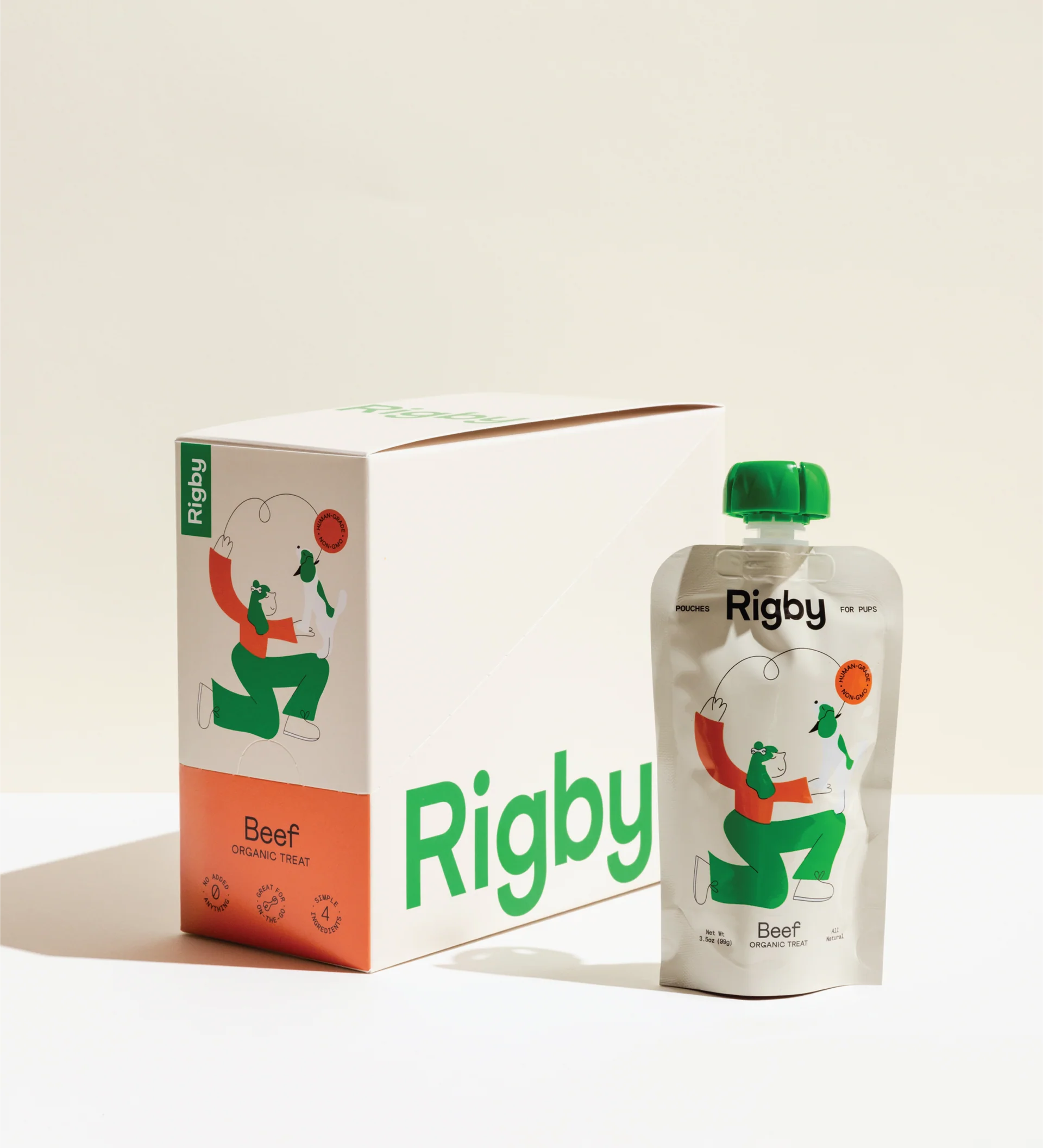 Rigby Organic Beef Squeeze Pouch