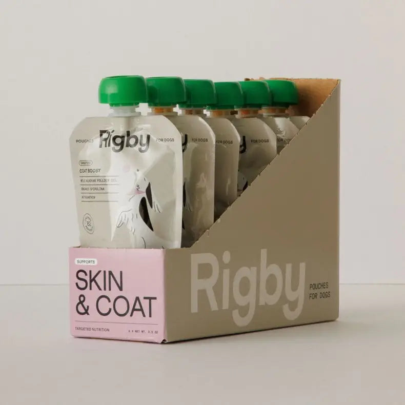 Rigby Skin & Coat Lickable Pouch For Dogs