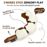 CHEWFFON S'mores Stick Squeaky Dog Toy